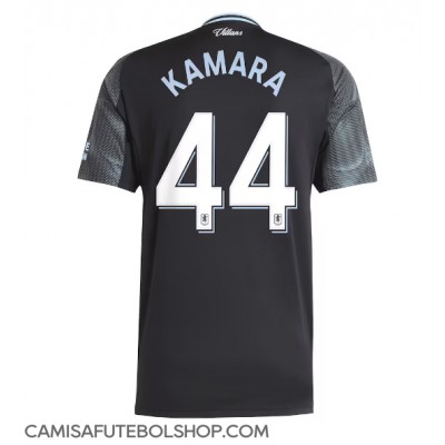 Camisa de time de futebol Aston Villa Boubacar Kamara #44 Replicas 2º Equipamento 2025-26 Manga Curta Camisa de time de futebol Aston Villa Boubacar Kamara #44 Replicas 2º Equipamento 2025-26 Manga Curta